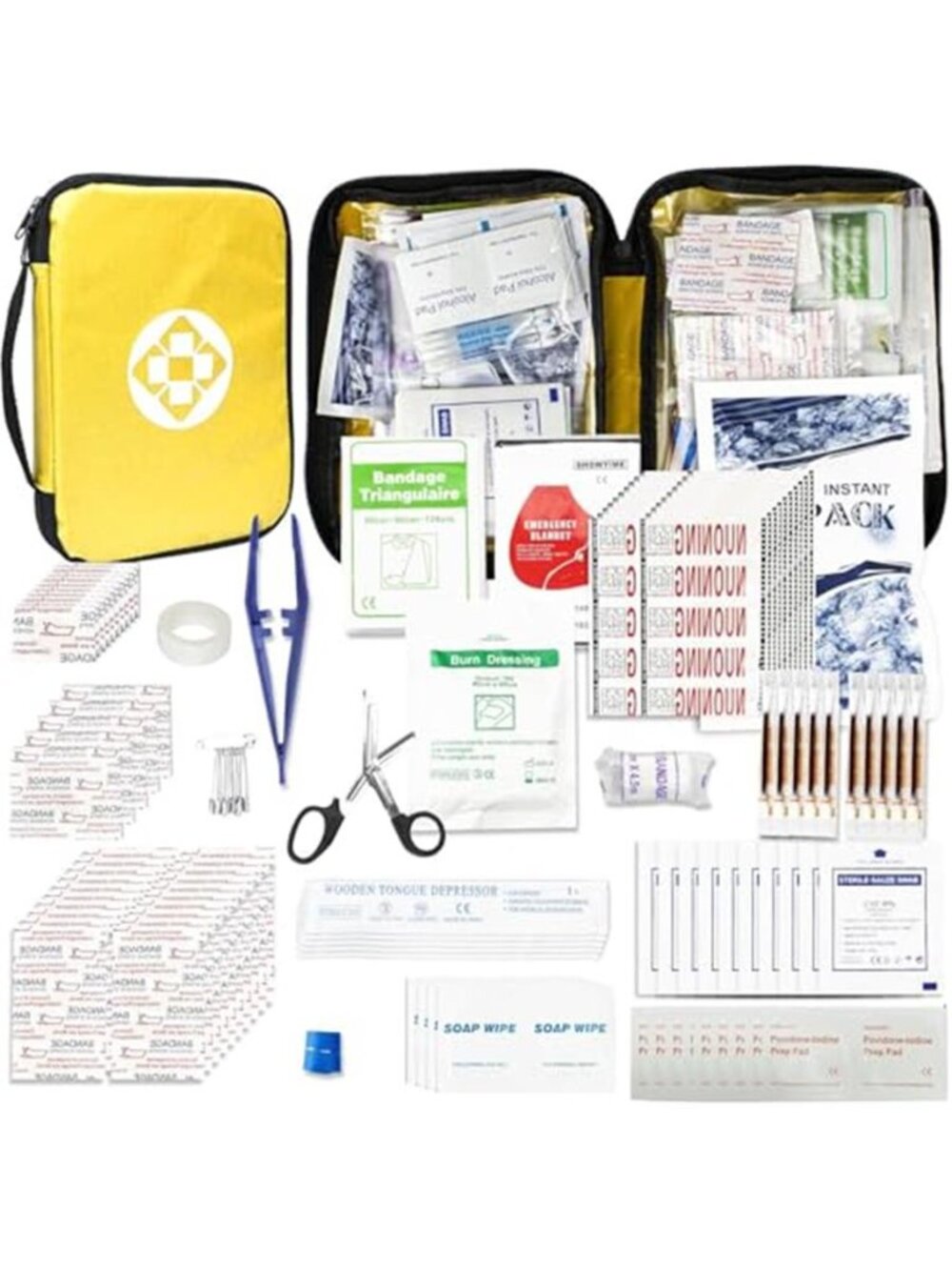 300Piece Small First Aid Kit Refill Supplies for Travel Mini Caming Emergency